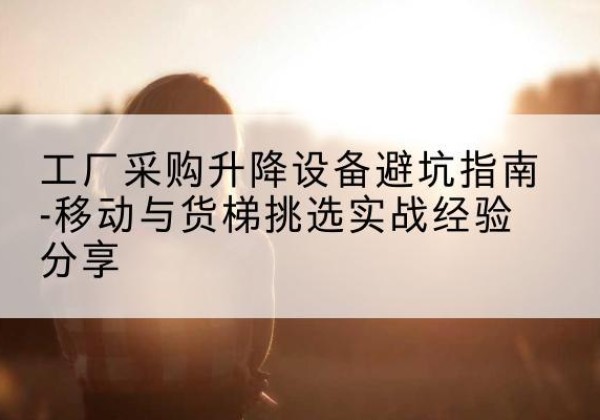 渭南移动式升降机怎么选-工厂采购升降设备避坑指南-移动与货梯挑选实战经验分享